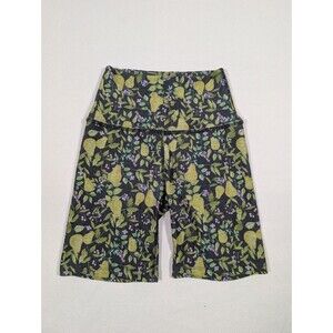 Beyond Yoga Spacedye Keep Pace 7” Bike Shorts Small Silver Mist Pear Green